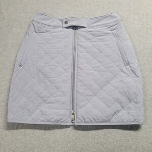 Athleta Apres Women's Light Blue Ski Skirt Semi Fitted Skim Easy‎ On Body Size 4